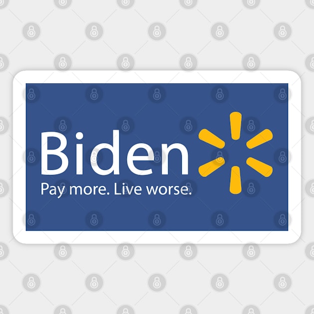 Biden Walmart Magnet by GreenGuyTeesStore